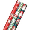 Hallmark Very Vintage Christmas 3-Pack Assortment Wrapping Paper, 120 Sq. Ft.