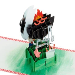 Hallmark BBQ Grill 3D Pop-Up Father's Day Card For Dad