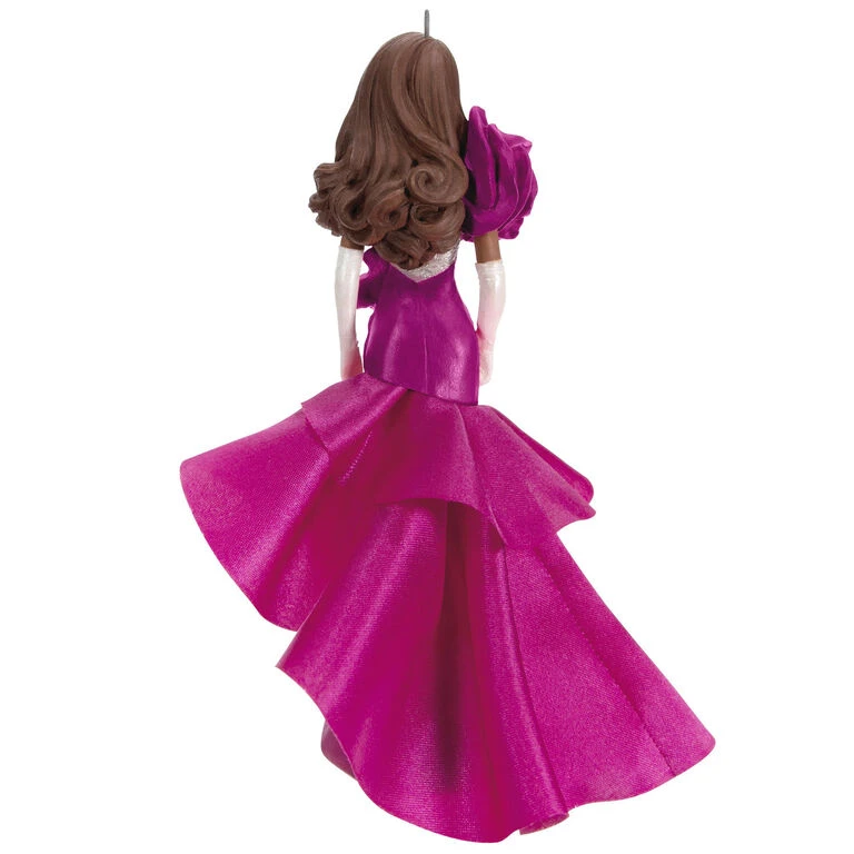 Hallmark Barbie™ Pink Collection™ 2023 Porcelain And Fabric Ornament - Image 6