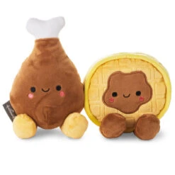 Hallmark Better Together Chicken And Waffle Magnetic Plush, 6.75"
