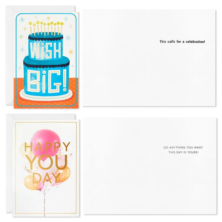 Hallmark Colorful Classic Boxed All-Occasion Cards Assortment, Pack Of 12 - Image 3