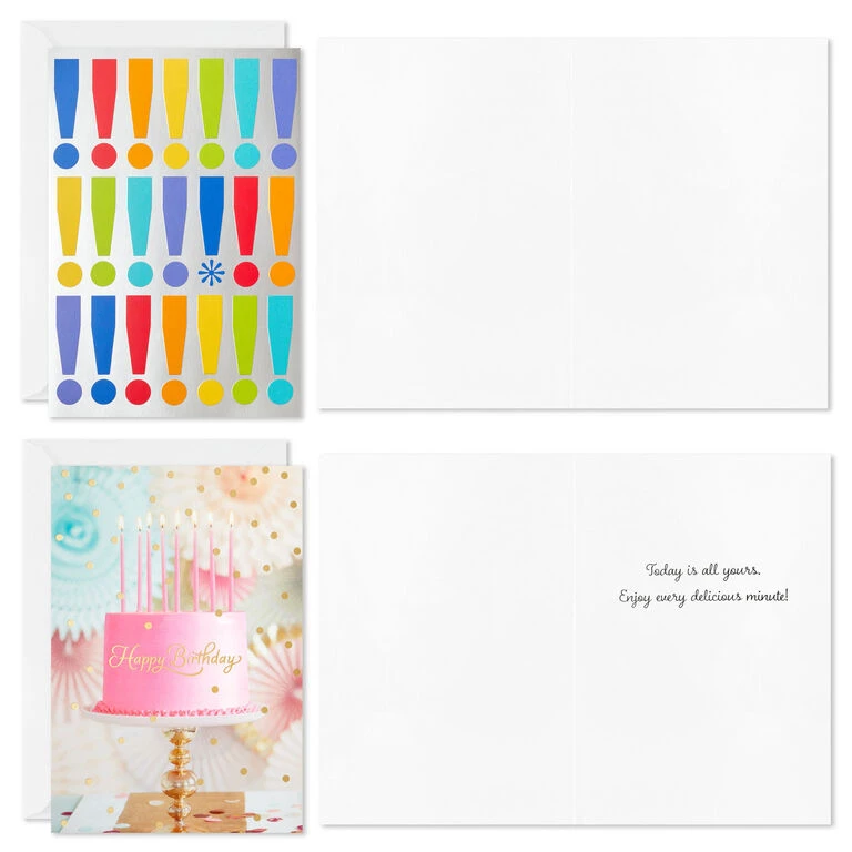 Hallmark Colorful Classic Boxed All-Occasion Cards Assortment, Pack Of 12 - Image 4