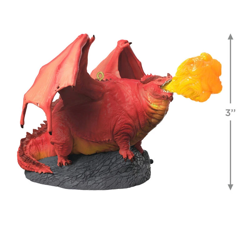 Hallmark Dungeons & Dragons: Honor Among Thieves Themberchaud Ornament With Light - Image 3