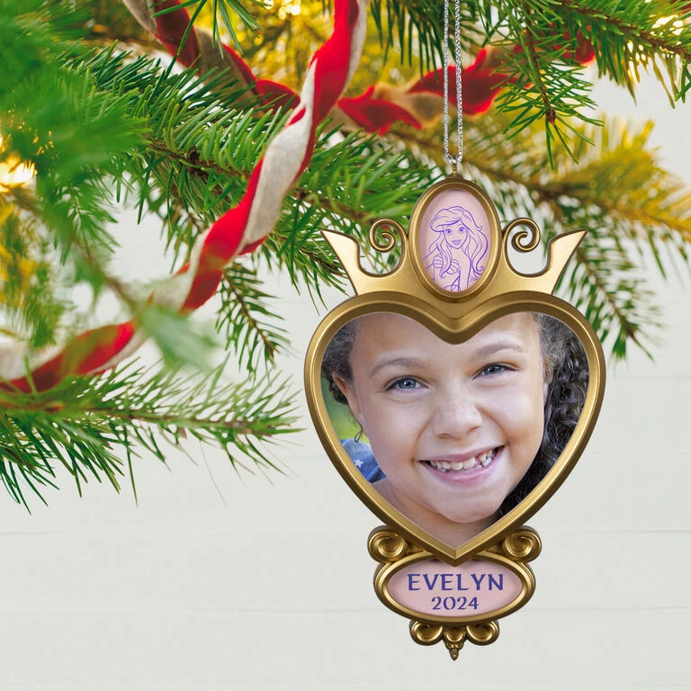Hallmark Disney Our Little Princess Personalized Photo Frame Ornament - Image 2
