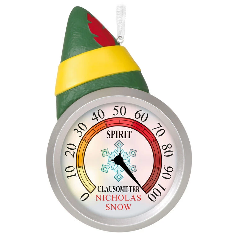 Hallmark Elf™ Clausometer Personalized Ornament With Light