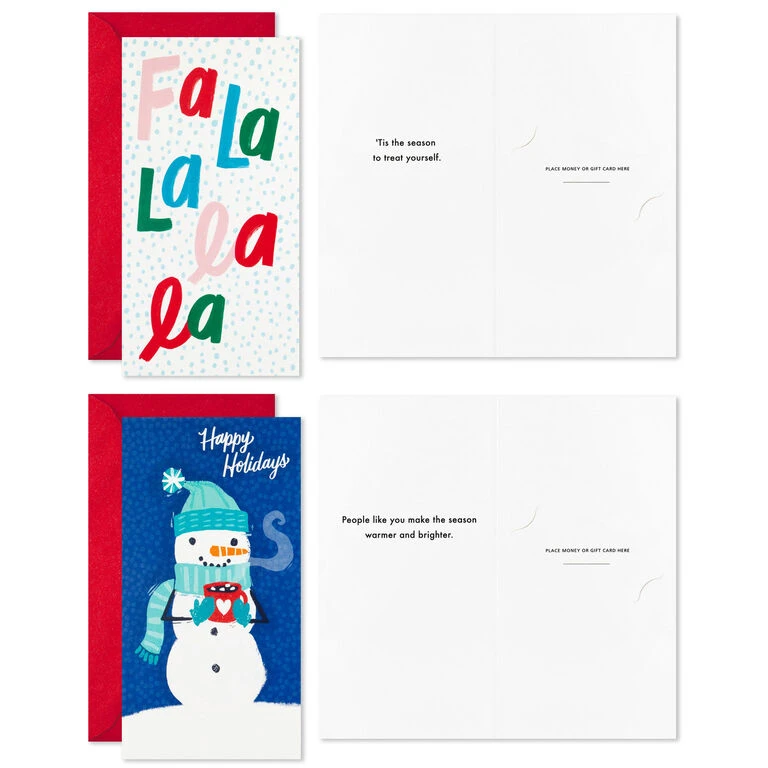 Hallmark Colorful And Casual Money-Holder Boxed Christmas Cards Assortment, Pack Of 36 - Image 3