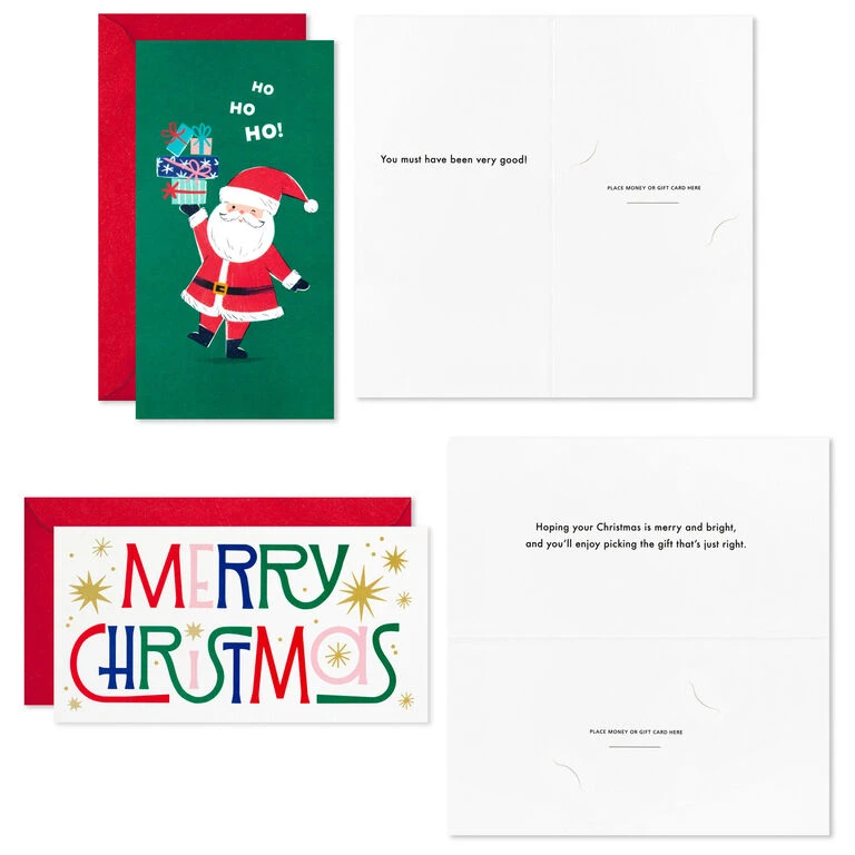 Hallmark Colorful And Casual Money-Holder Boxed Christmas Cards Assortment, Pack Of 36 - Image 5