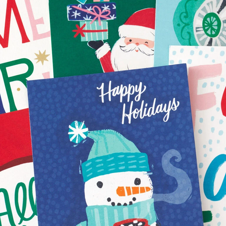 Hallmark Colorful And Casual Money-Holder Boxed Christmas Cards Assortment, Pack Of 36 - Image 6