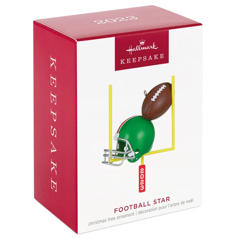 Hallmark Football Star 2023 Ornament - Image 4