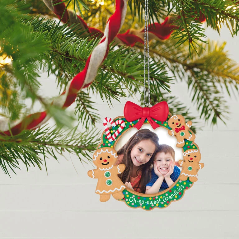 Hallmark Oh-So-Sweet Grandkids Photo Frame Ornament - Image 2