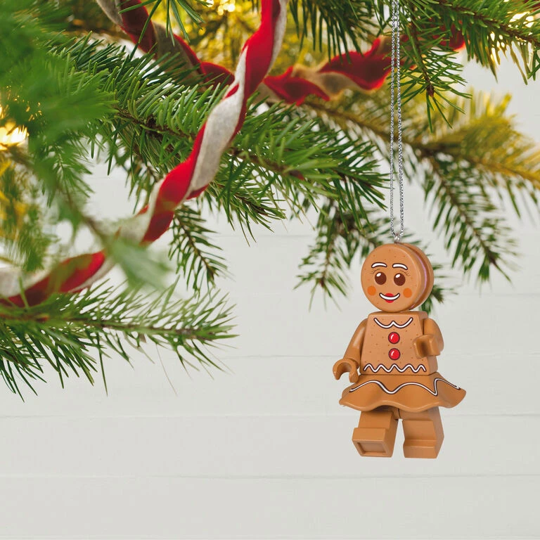 Hallmark Gingerbread Woman LEGO® Minifigure Ornament - Image 2