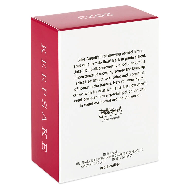 Hallmark Gingerbread Woman LEGO® Minifigure Ornament - Image 5