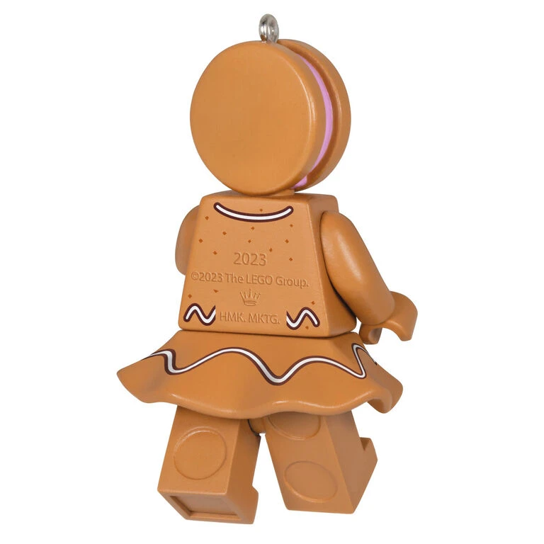 Hallmark Gingerbread Woman LEGO® Minifigure Ornament - Image 6