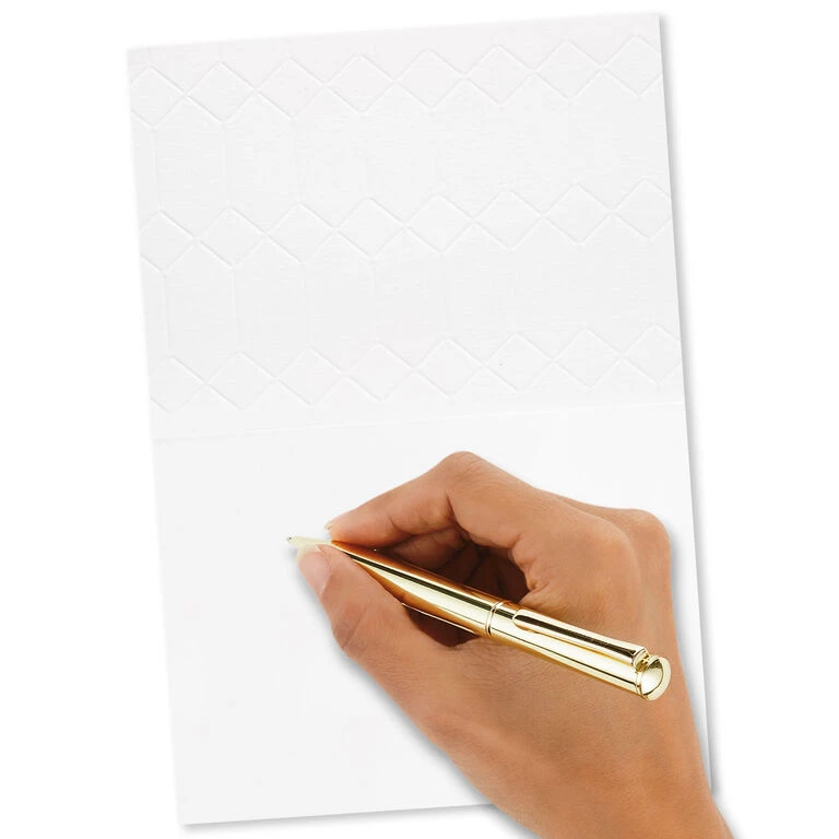 Hallmark Gold Butterfly On Pink Blank Note Cards, Box Of 8 - Image 3