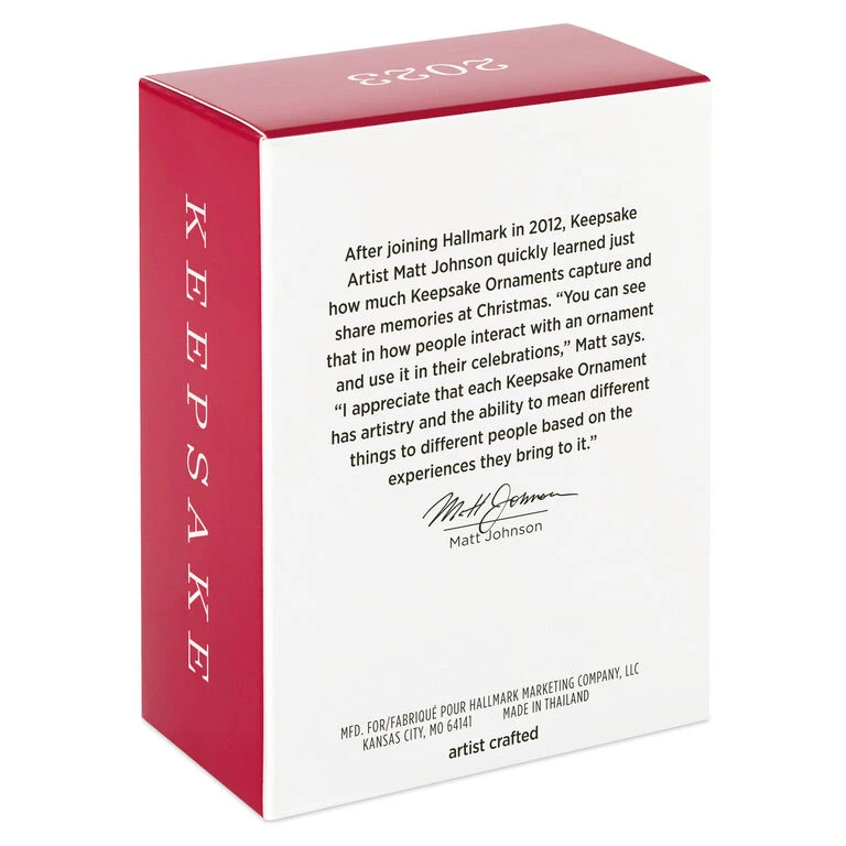 Hallmark Granddaughter Christmas Sweater 2023 Ornament - Image 5