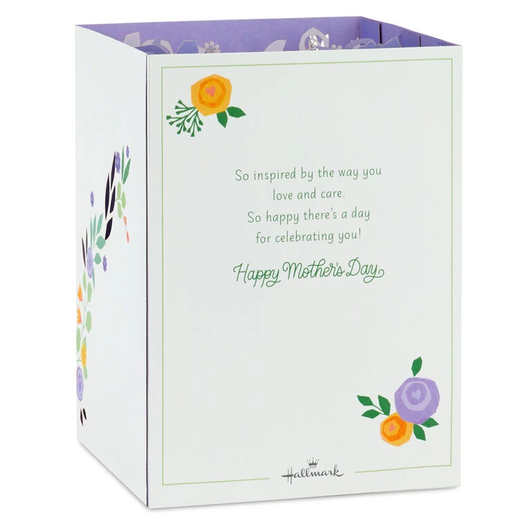 Hallmark You Are Loved 3D Pop-Up Musical Mother's Day Card With Light - Image 2