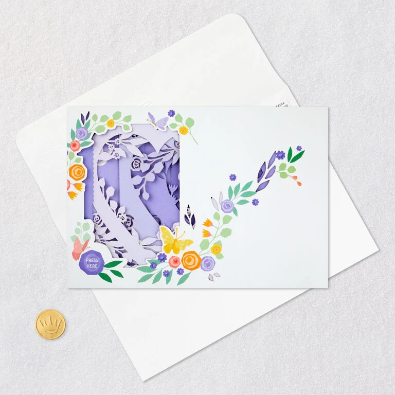 Hallmark You Are Loved 3D Pop-Up Musical Mother's Day Card With Light - Image 5