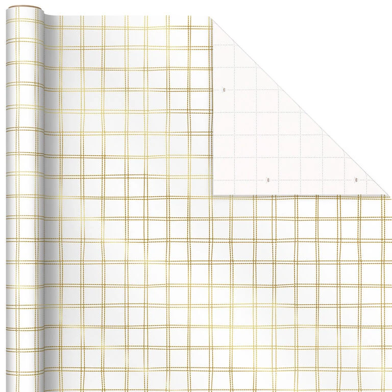Hallmark Modern Holiday 3-Pack Wrapping Paper Assortment, 120 Sq. Ft. - Image 5