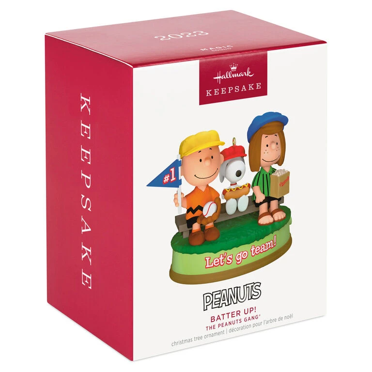 Hallmark The Peanuts® Gang Batter Up! Musical Ornament - Image 4