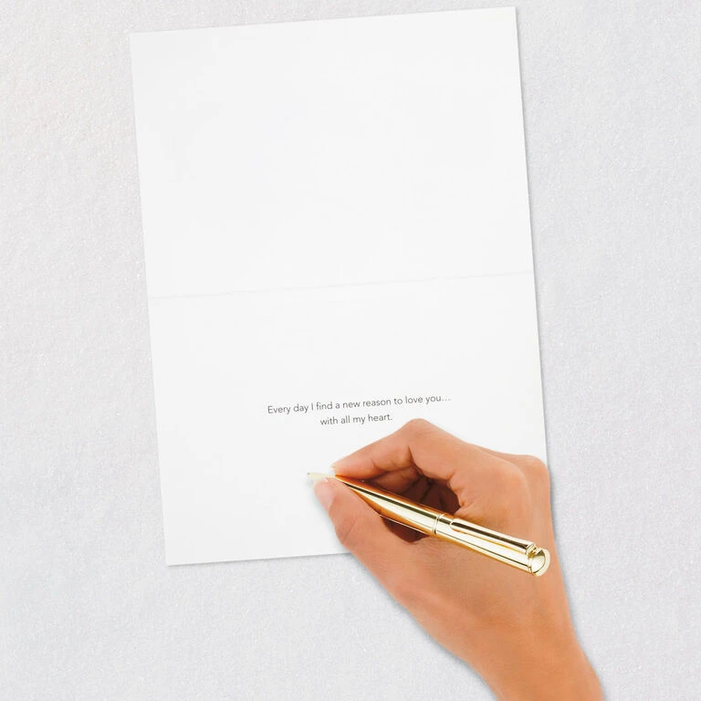 Hallmark With All My Heart Quilled Paper Handmade Love Card - Image 6