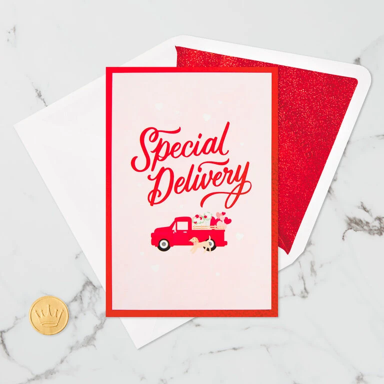 Hallmark Special Delivery 3D Pop-Up Valentine's Day Card - Image 6