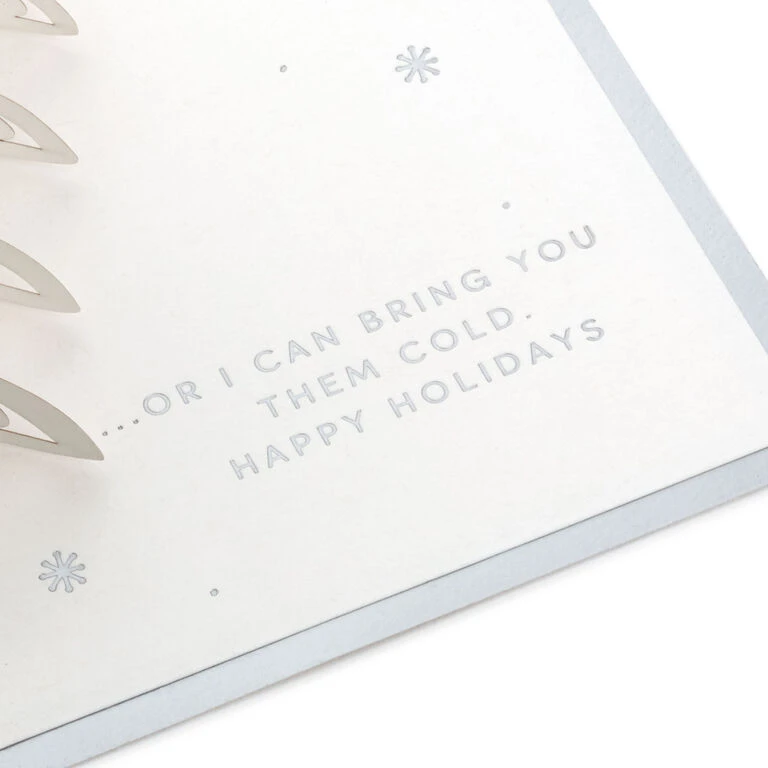 Hallmark Star Wars: The Mandalorian™ Grogu™ Warm Wishes 3D Pop-Up Holiday Card - Image 3