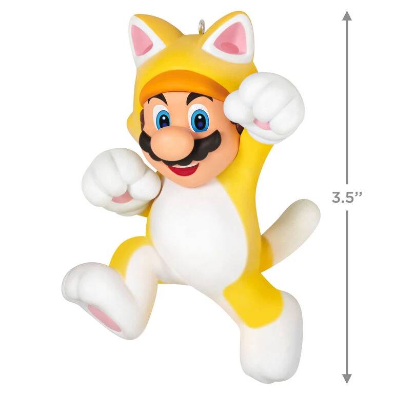 Hallmark Nintendo Super Mario™ Powered Up With Mario Cat Ornament - Image 3