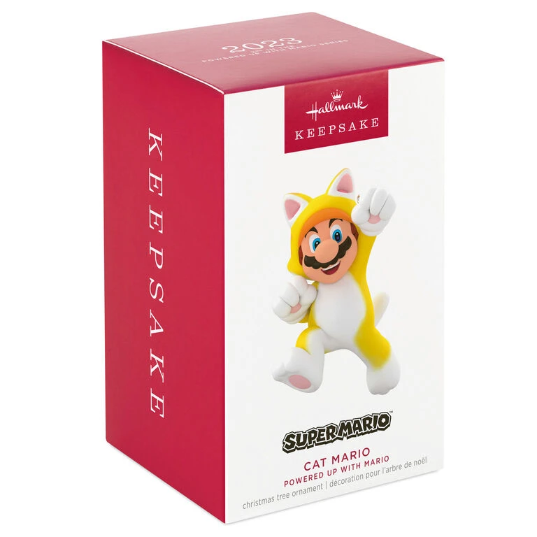 Hallmark Nintendo Super Mario™ Powered Up With Mario Cat Ornament - Image 4