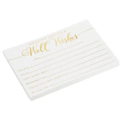 Hallmark Wedding Advice And Well Wishes Note Cards, Pack Of 24