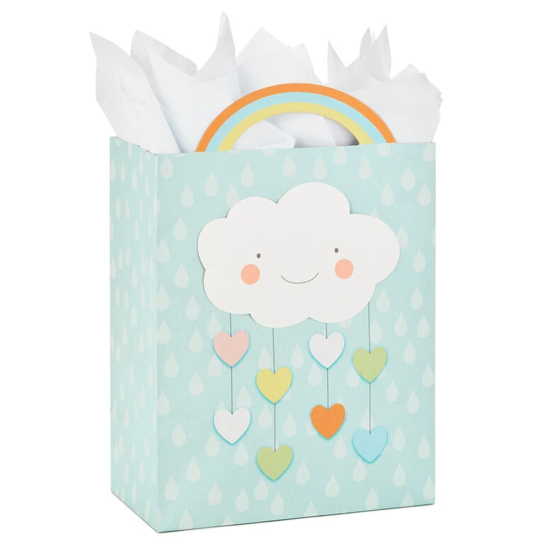 Hallmark 13" Welcome Baby 3-Pack Assorted Gift Bags With Tissue - Image 5